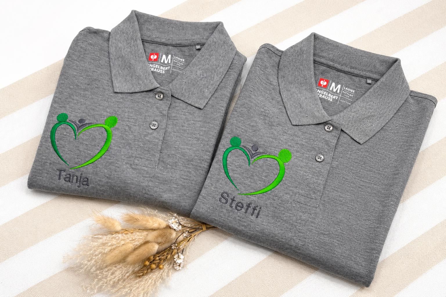Bestickte Poloshirts mit individuellem Firmenlogo – Stickerei Nadelholz Cuxhaven