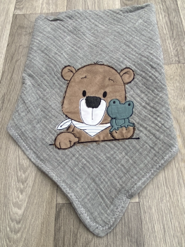 Halstuch "Teddy und Frosch"