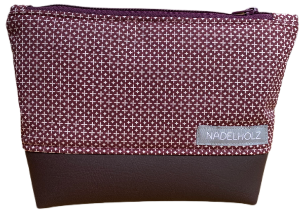 Kosmetiktasche "Traum in Bordeaux"