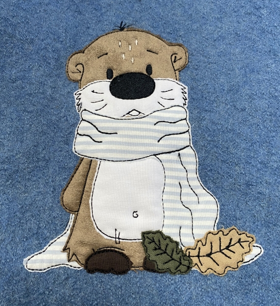 Beispiel Stickmotiv "Otter"